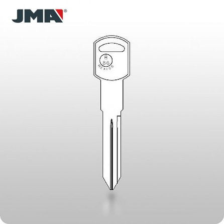 GM B86 Mechanical Key Blank - ZIPPY LOCKSHOP
