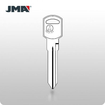 GM B92 Mechanical Key Blank - ZIPPY LOCKSHOP