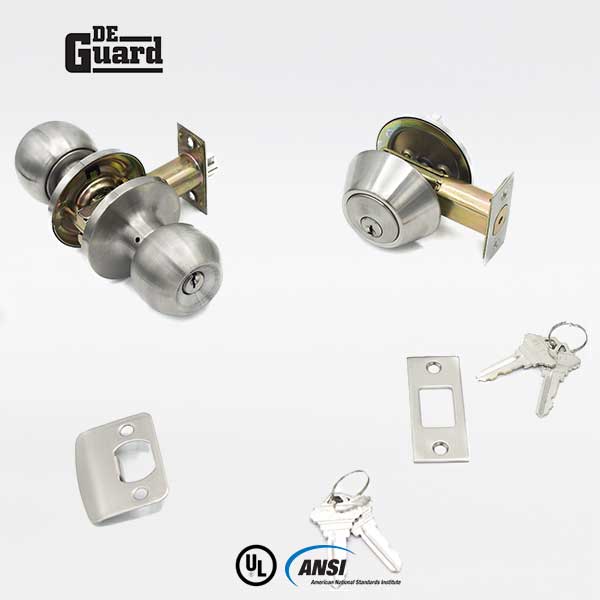 De Guard - Grade 3 - Combonation Knob and Dead Bolt - ZIPPY LOCKSHOP