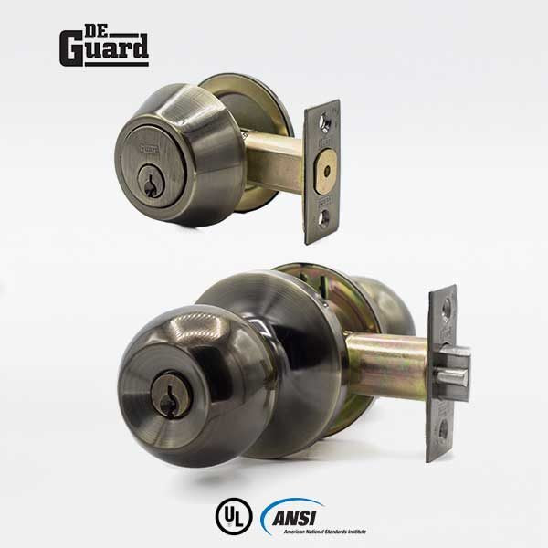 De Guard - Grade 3 - Combonation Knob and Dead Bolt - ZIPPY LOCKSHOP