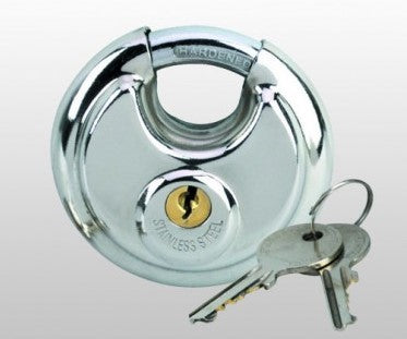 Pad Lock -   2-3/4" Round Steel Disc Lock