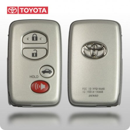 Toyota 2006-2010 Camry, Avalon 4 Btn Proximity Remote w/ Insert Key - FCC ID: HYQ14AAB