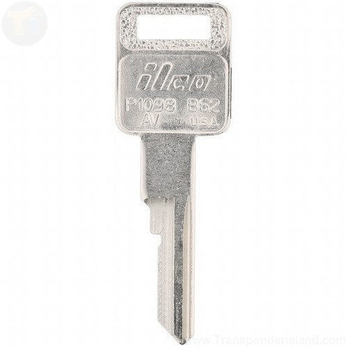 GM B62 / P1098AV Mechanical Key (for S/S VATS) - ZIPPY LOCKSHOP